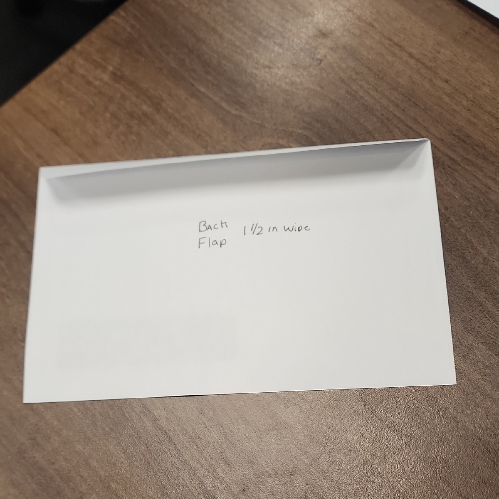 White Window Envelope - Picture 3 of 6